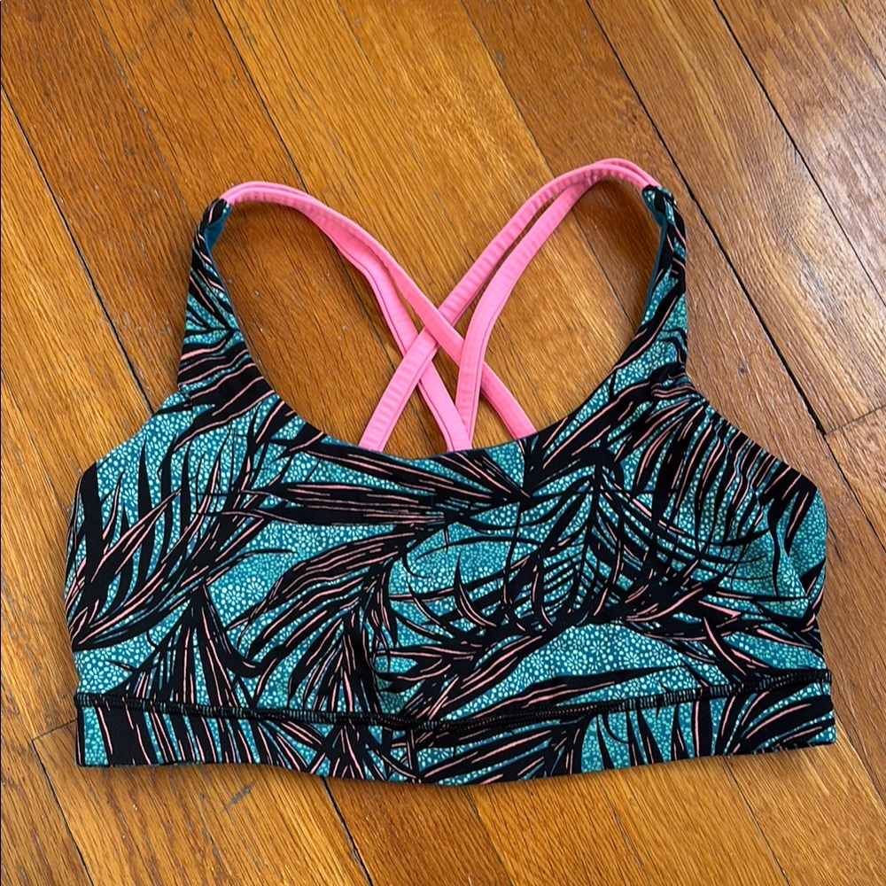 Lululemon Energy Printed Sports Bra